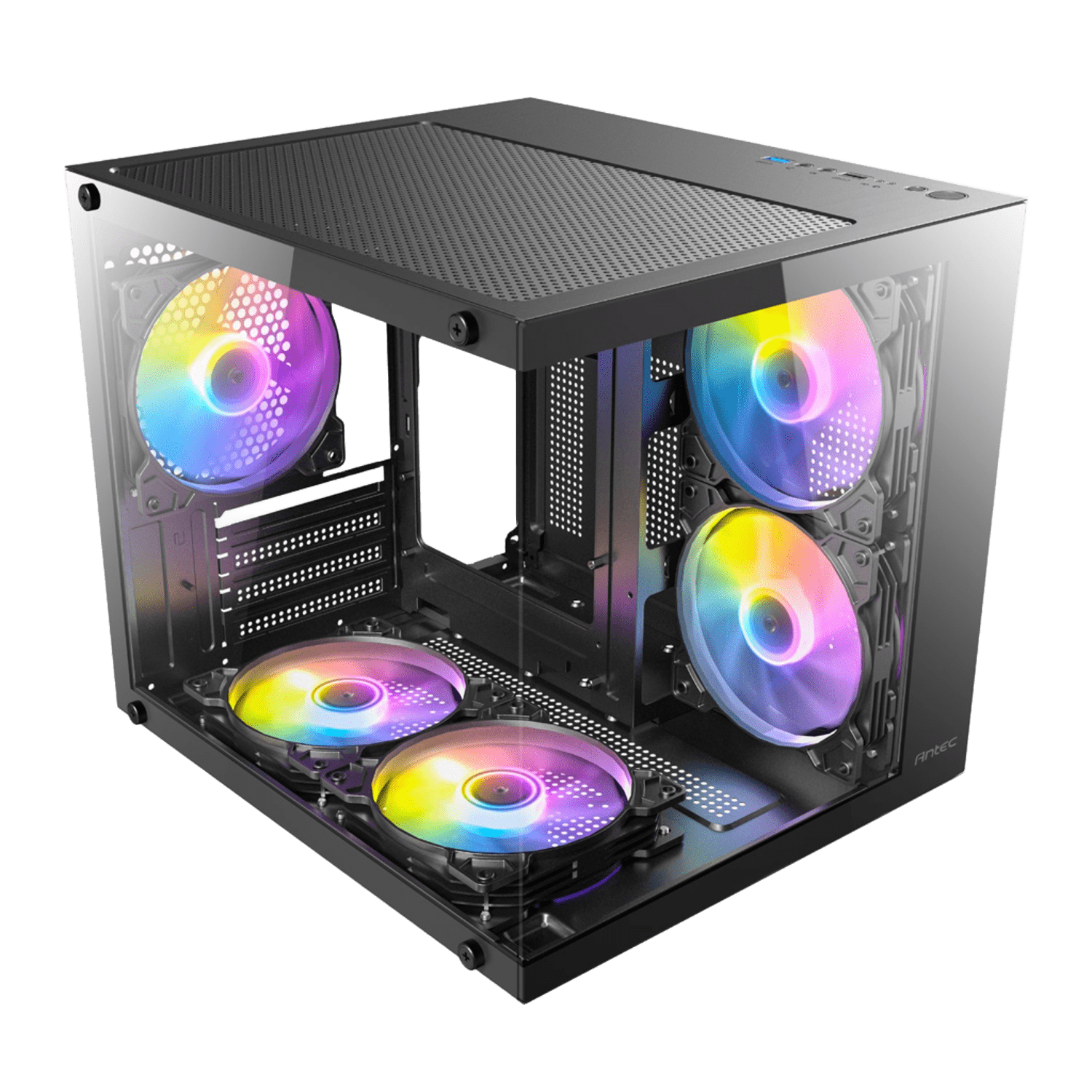 Gabinete ANTEC VCX20M RGB ELITE - 5 VENTILADORES INCLUIDOS